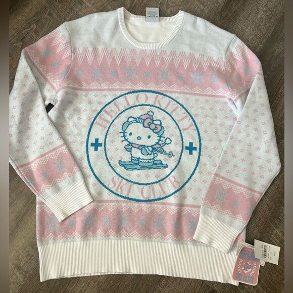 Hello Kitty Ski Club Sweater-Size XL - Picture 1 of 7